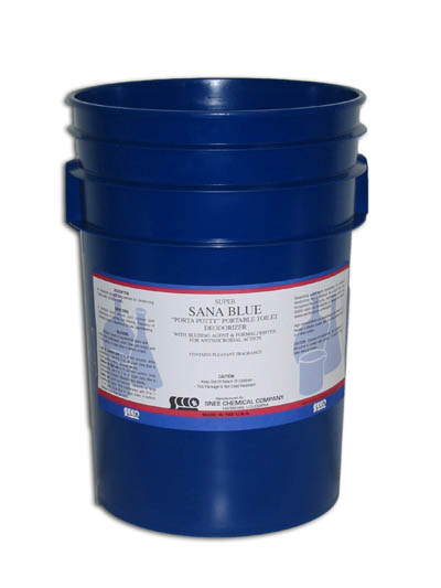 (image for) Super Sana Blue, Portable Toilet Deodorizer, 5 gal pail